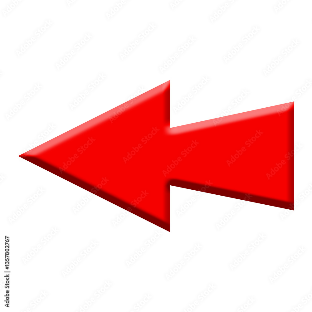 Obraz premium red arrow sign