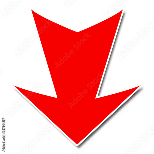 Free Download Red arrow down  - GFXLoad