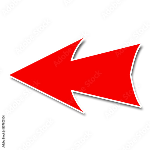 Free Download red arrow on white background - GFXLoad