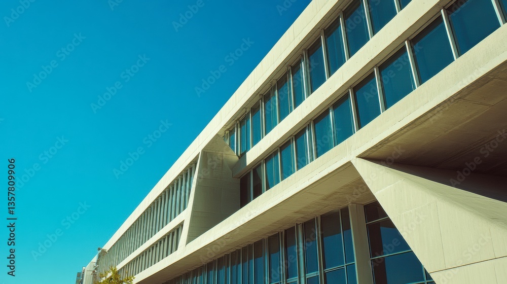 The Department of Energy headquarters with a bold, geometric design The Department of Energy headquarters with a bold, geometric design