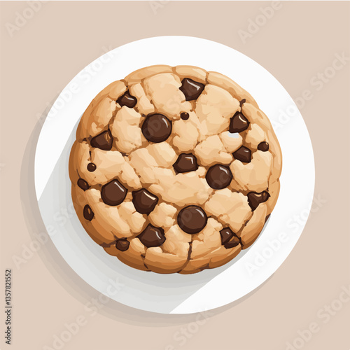 dessert, cookie, food, biscuit, sweet, bakery, background, chocolate, delicious, snack, homemade, brown, isolated, candy, pastry, cake, bake, chip, tasty, breakfast, fresh, treat, closeup, sugar, vect