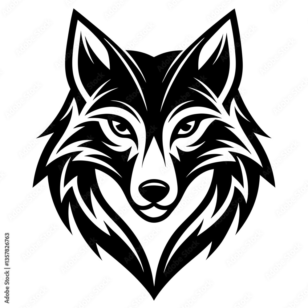 Fototapeta premium fox logo