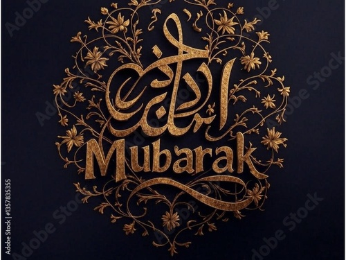 Eid Mubarak. Eid Mubarok. EID