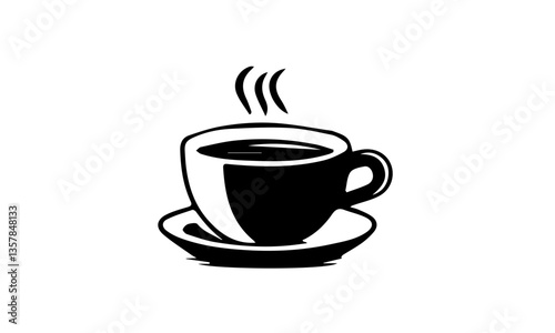 coffee cup icon, Coffee Cup Silhouette Vector