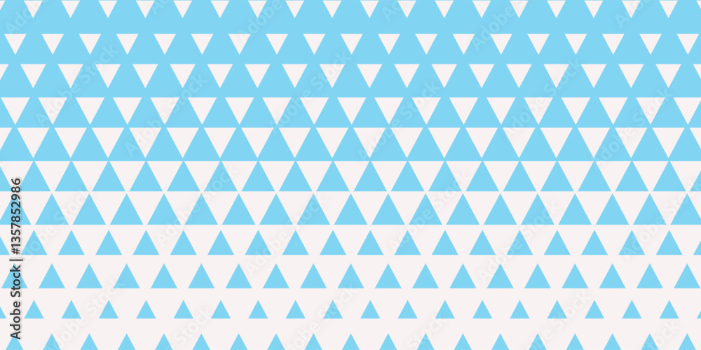 Abstract blue geometric hipster fashion design print halftone triangle pattern