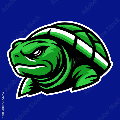 Snapping Turtle Vector Sports Mascot Logo – Tough Turtle Team Emblem for Esports & Athletic Branding