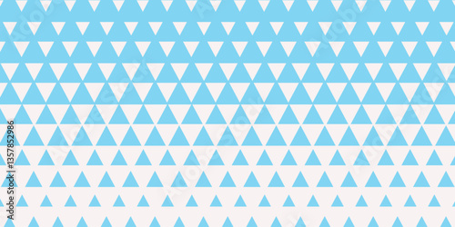 Abstract blue geometric hipster fashion design print halftone triangle pattern