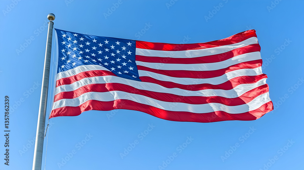 Obraz premium Stars and Stripes – Iconic American Flag Design