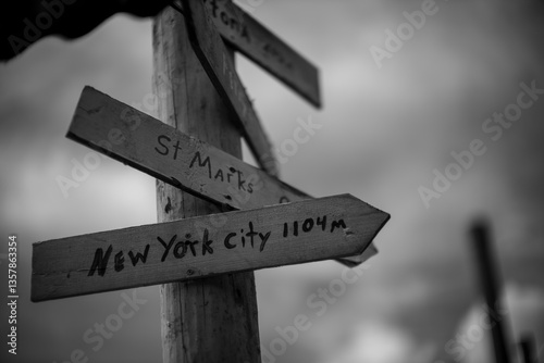 Old Signpost Florida