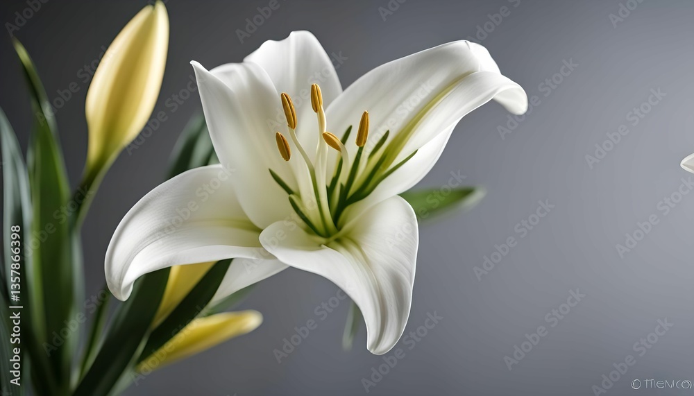 Obraz premium White Lily Flower