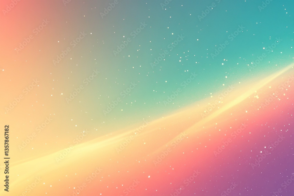 Obraz premium Abstract gradient background with soft mint and peach, gradient teal and violet, featuring a minimalist style, ideal for modern and elegant designs.