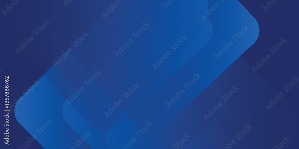 Obraz premium Abstract blue background with glowing geometric lines. Modern blue gradient square shape design. Futuristic technology concept.