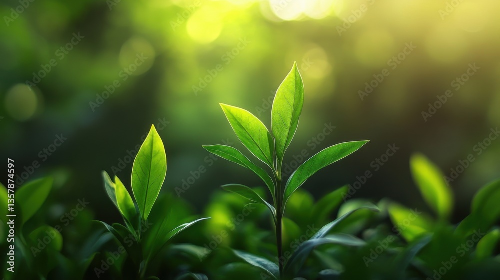 Plant vibrant life. Generative AI