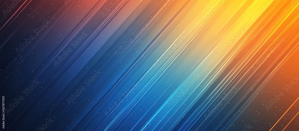 Obraz premium Abstract gradient background with dark blue and orange, blue to orange, featuring a flat design, ideal for modern and elegant designs.