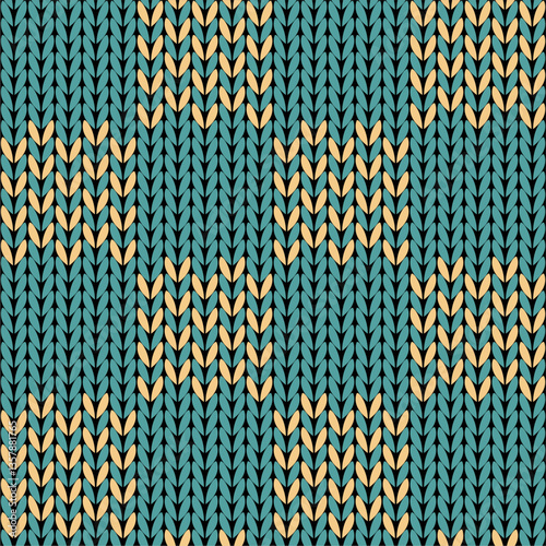 Knitted background pattern wallpaper knitting decorative print handmade textile knitting handiwork
