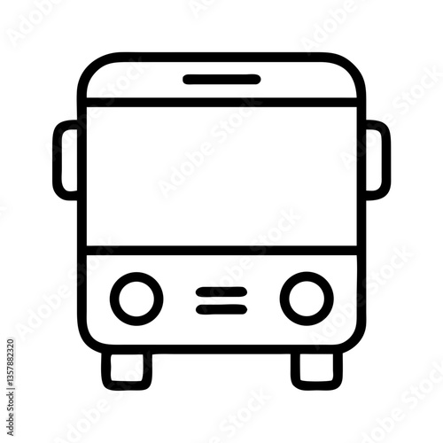 Black and white outline of a bus. Free Download Black and white outline of a bus. - GFXLoad