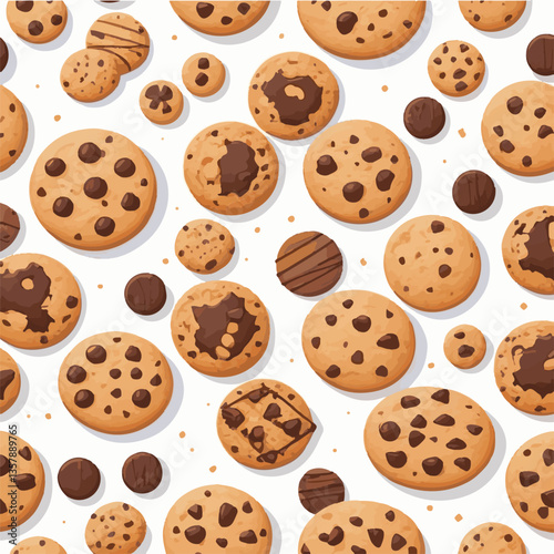dessert, cookie, food, sweet, biscuit, bakery, background, chocolate, delicious, snack, candy, brown, homemade, bake, tasty, cake, isolated, chip, breakfast, pastry, closeup, fresh, crunchy, sugar, ve