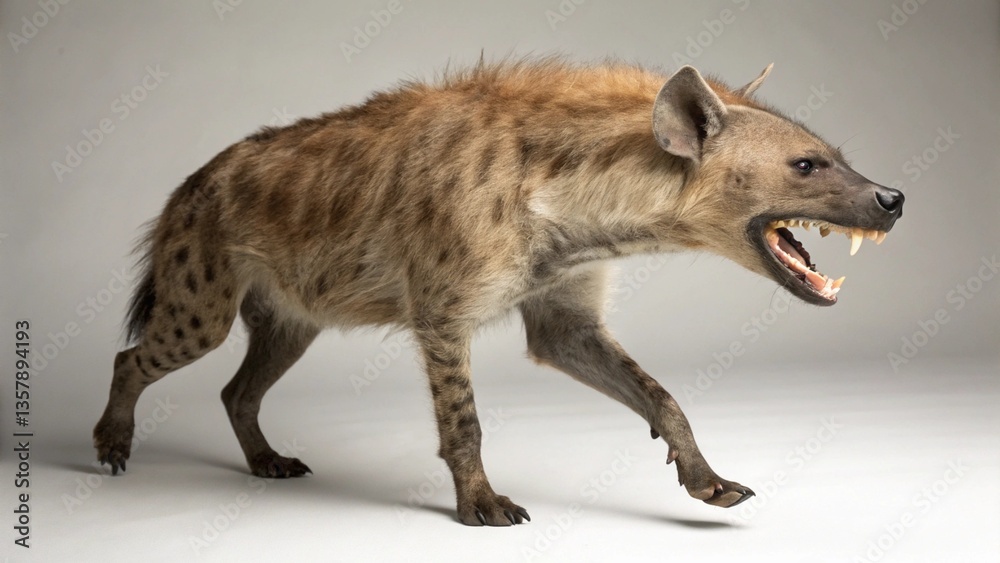 hyaenodon in full view on studio background
hyaenodon in full view on studio background