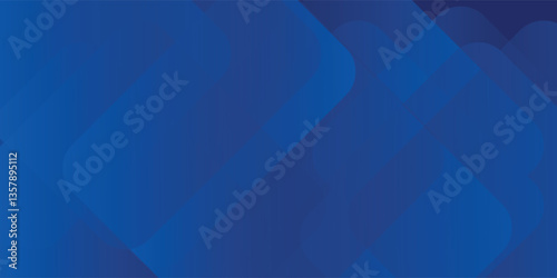 Abstract blue background with glowing geometric lines. Modern blue gradient square shape design. Futuristic technology concept.