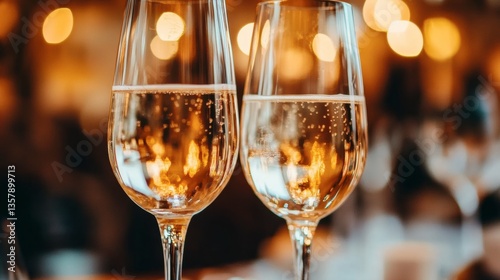 A company celebrating its anniversary with a corporate gala