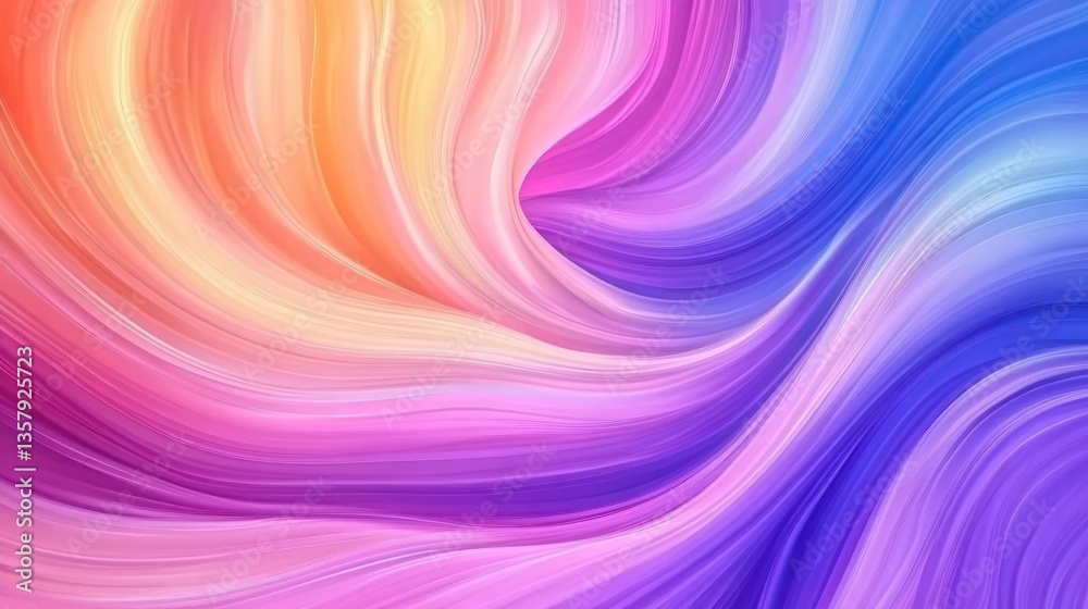 Fototapeta premium Abstract Colorful Swirling Paint Texture Design