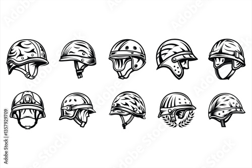 Army Helmet SVG  Bundle