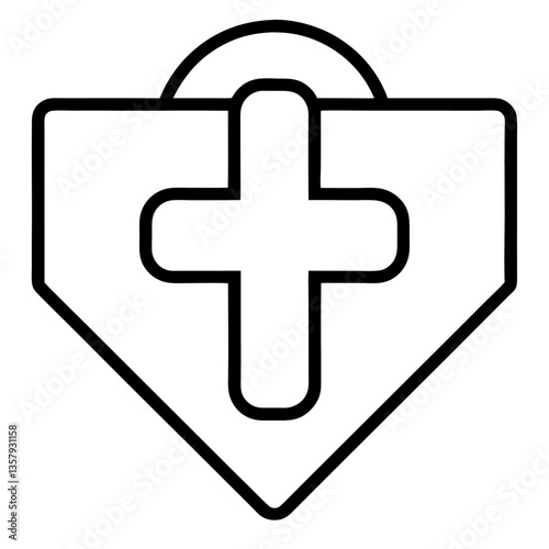 vector cross icon