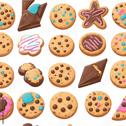 dessert, cookie, food, biscuit, sweet, bakery, background, chocolate, snack, delicious, homemade, candy, brown, isolated, chip, cake, bake, tasty, breakfast, pastry, closeup, fresh, treat, sugar, crun
