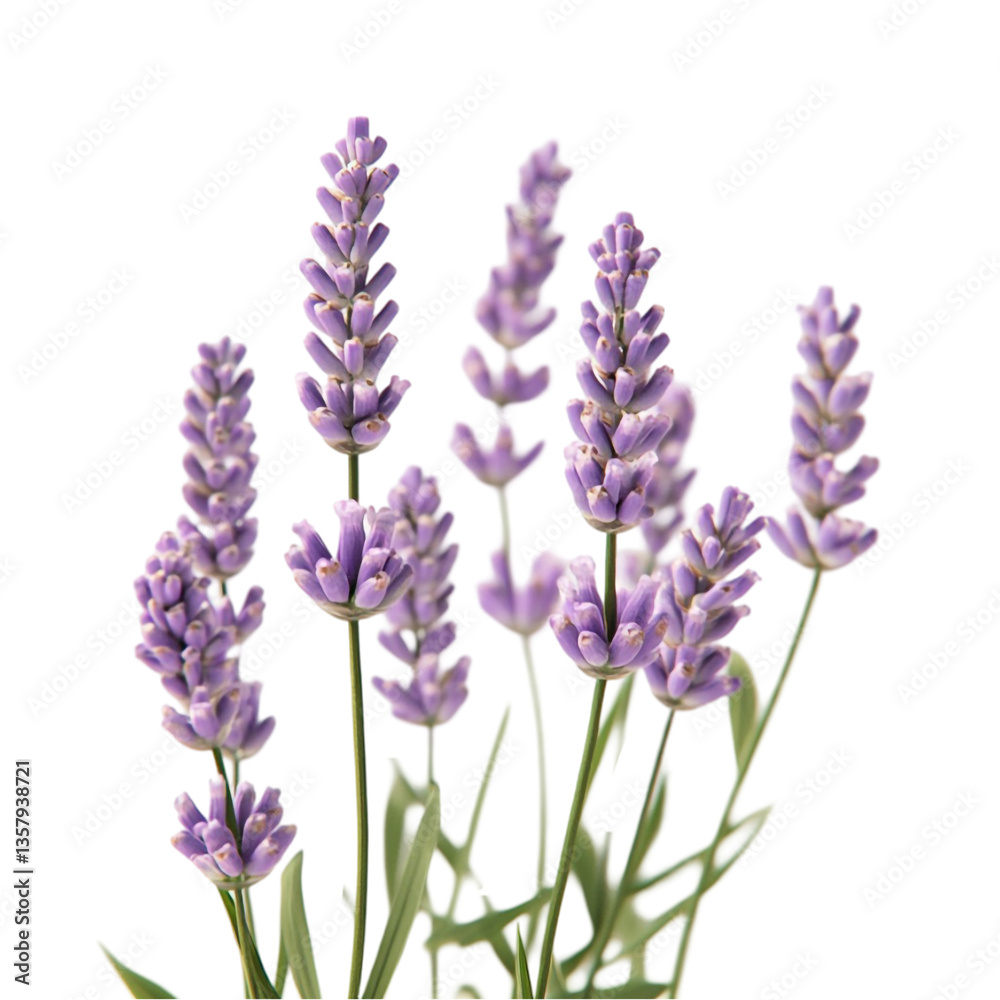Fototapeta premium Lavender blossoms vibrant purple hues peaceful serenity nature beauty