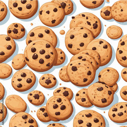 dessert, cookie, food, sweet, biscuit, bakery, background, chocolate, delicious, snack, candy, brown, homemade, bake, tasty, cake, isolated, chip, breakfast, pastry, closeup, fresh, crunchy, sugar, ve