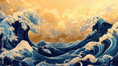 a close up of a large wave with a lot of water