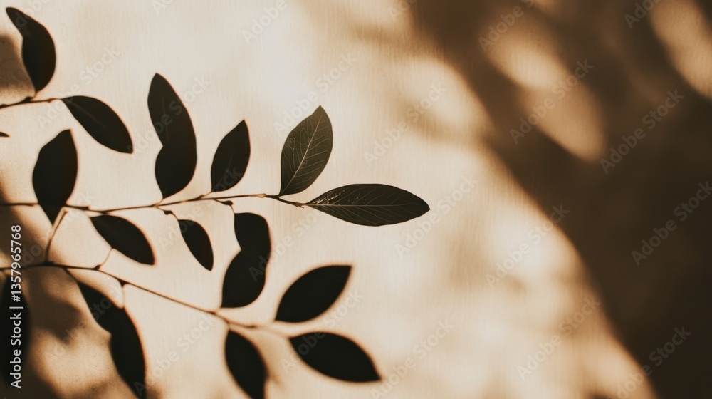 Abstract natural shadow play on a textured surface, soft sunlight filtering through leaves, warm earthy tones, minimalist aesthetic with organic light and shadow contrast. Abstract natural shadow play on a textured surface, soft sunlight filtering through leaves, warm earthy tones, minimalist aesthetic with organic light and shadow contrast.