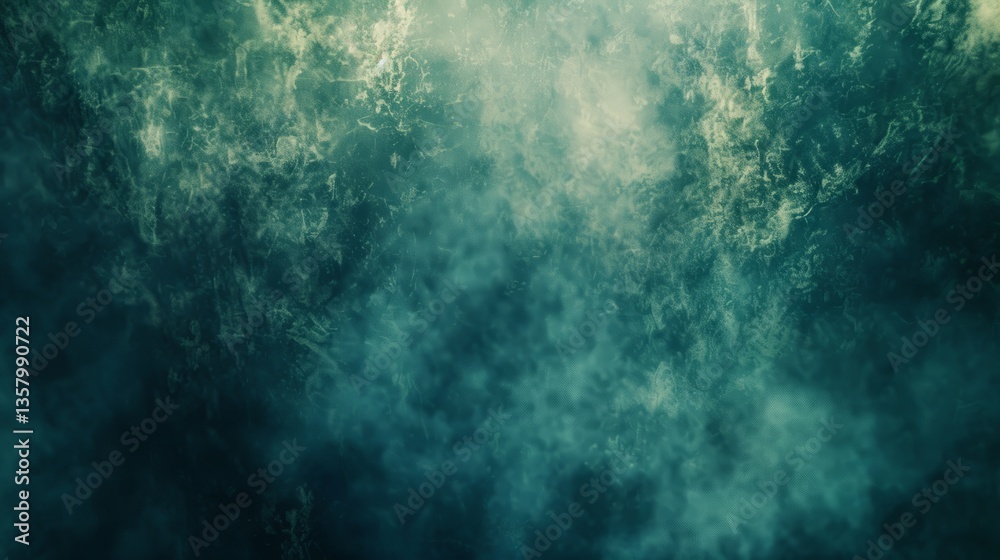 Abstract Turquoise Texture, Grunge Background With Spots And Scratches Abstract Turquoise Texture, Grunge Background With Spots And Scratches