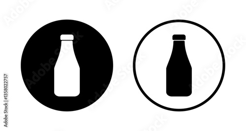 Bottle icon logo design. bottle sign and symbol