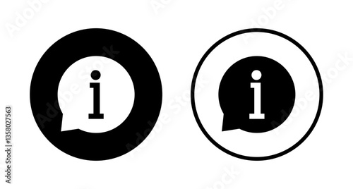Information sign icon logo design. about us sign and symbol. question mark icon