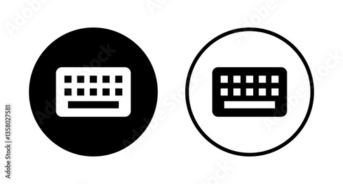 Keyboard icon logo design. keyboard sign and symbol