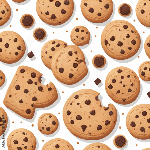 dessert, cookie, food, sweet, biscuit, bakery, background, chocolate, delicious, snack, candy, brown, homemade, bake, tasty, cake, isolated, chip, breakfast, pastry, closeup, fresh, crunchy, sugar, ve
