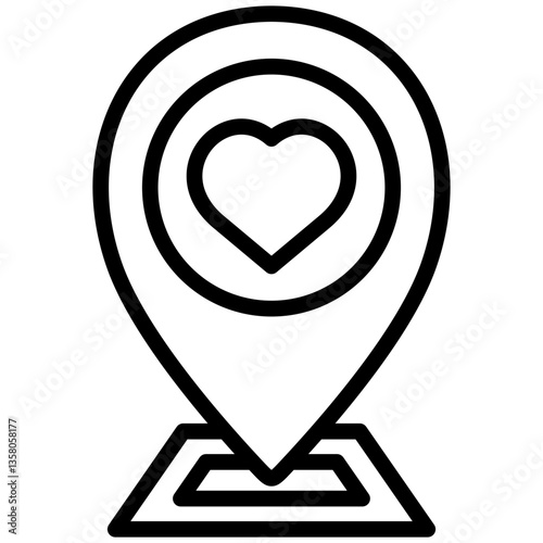 favourite location icon