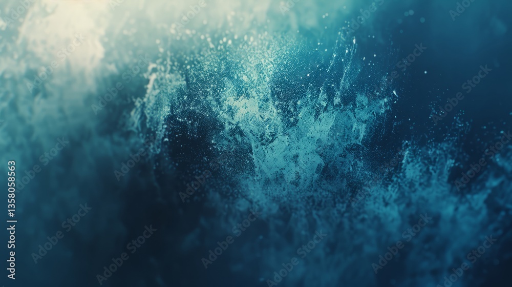 Abstract Blue Water Wave Background With Splashes, Ocean Texture, Underwater Bubbles, And Cool Fresh Vibes For Digital Art And Modern Design Abstract Blue Water Wave Background With Splashes, Ocean Texture, Underwater Bubbles, And Cool Fresh Vibes For Digital Art And Modern Design