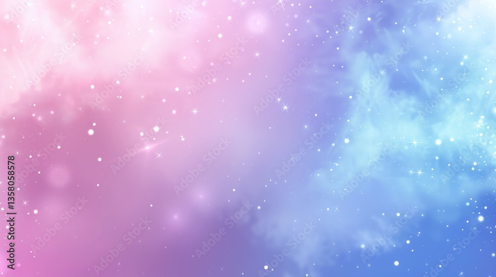 Pastel Sky Galaxy Background With Sparkling Stars, Dreamy Texture, Abstract Unicorn Colors Pastel Sky Galaxy Background With Sparkling Stars, Dreamy Texture, Abstract Unicorn Colors