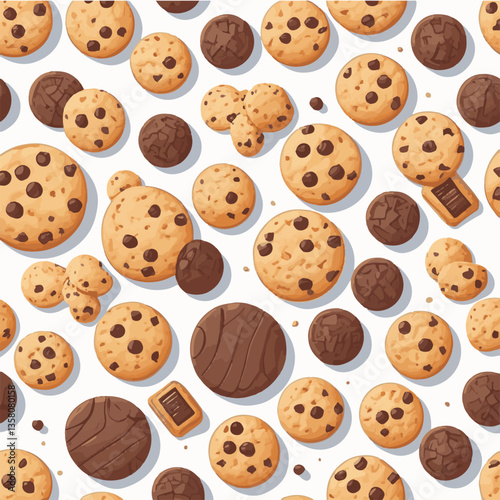 dessert, cookie, food, sweet, biscuit, bakery, background, chocolate, delicious, snack, candy, brown, homemade, bake, tasty, cake, isolated, chip, breakfast, pastry, closeup, fresh, crunchy, sugar, ve