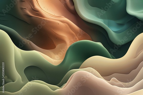 Natural Earth Tone Gradient Background for Calm Graphic Design