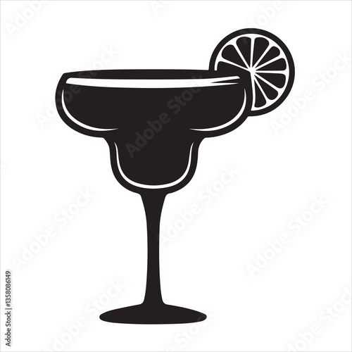 Margarita Glass silhouette
