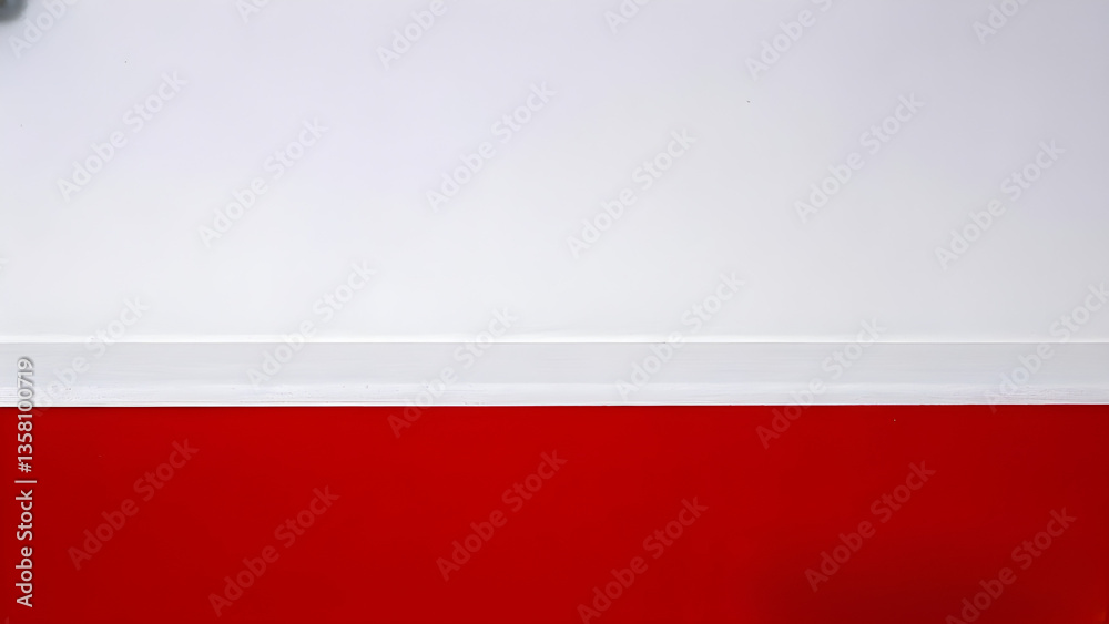 Obraz premium empty red room