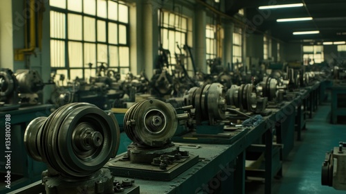 Industrial Factory Machinery Metalworking Equipment Workshop