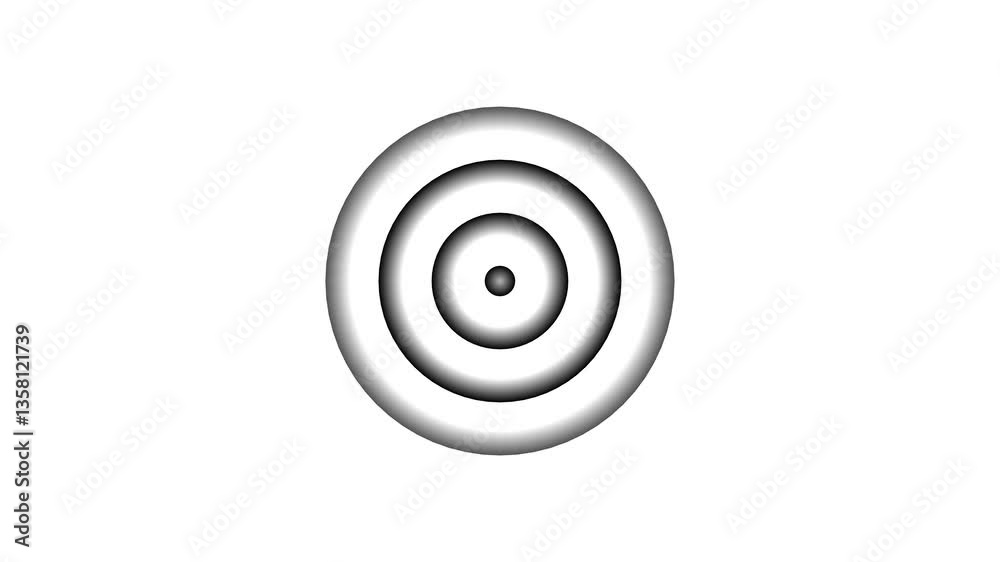 Minimalist radio wave signal animation on a white background, Radio wave animated signal Minimalist radio wave signal animation on a white background, Radio wave animated signal