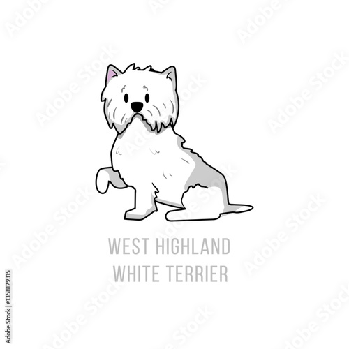 West Highland White Terrier Illustration