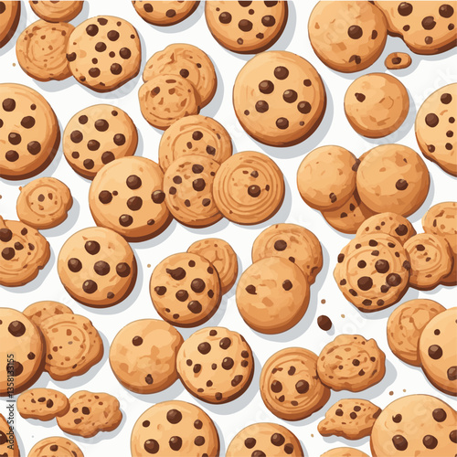 dessert, cookie, food, sweet, biscuit, bakery, background, chocolate, delicious, snack, candy, brown, homemade, bake, tasty, cake, isolated, chip, breakfast, pastry, closeup, fresh, crunchy, sugar, ve