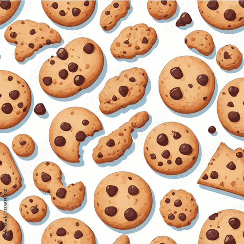 dessert, cookie, food, sweet, biscuit, bakery, background, chocolate, delicious, snack, candy, brown, homemade, bake, tasty, cake, isolated, chip, breakfast, pastry, closeup, fresh, crunchy, sugar, ve
