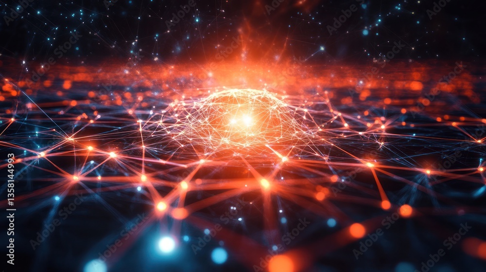 Obraz premium Networked Cosmos